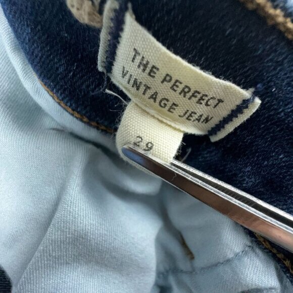 Madewell Skinny Jeans The Perfect Vintage High Rise Women's Blue Size 29 - Picture 6 of 13